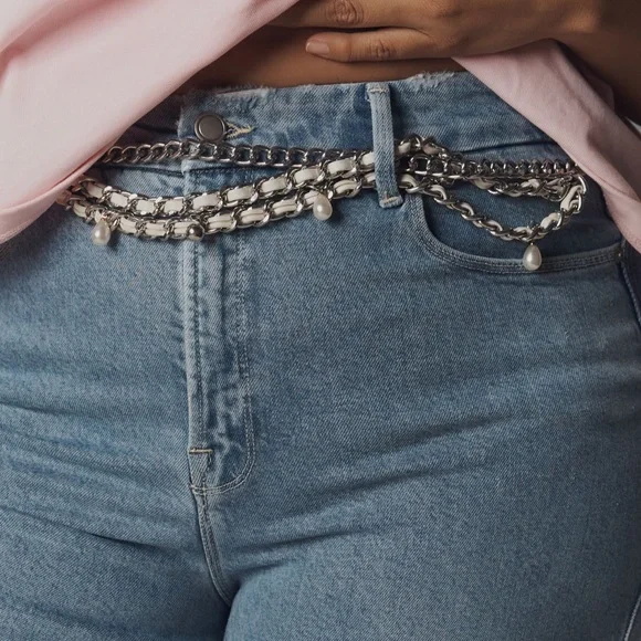 Good American Good Skate Soft-Tech High-Rise Crop Wide-Leg Jeans - Picture 7 of 8